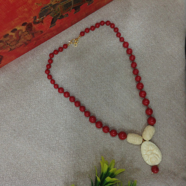 Red Synthetic Coral Beads Necklace – Deara Fashion Accessories