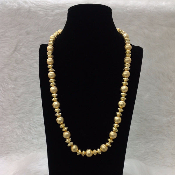 Enchantres Golden Allure Beads Necklace