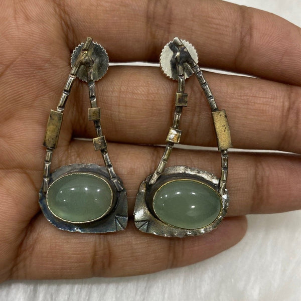 Marvelous Olive Green Aventurine Earrings