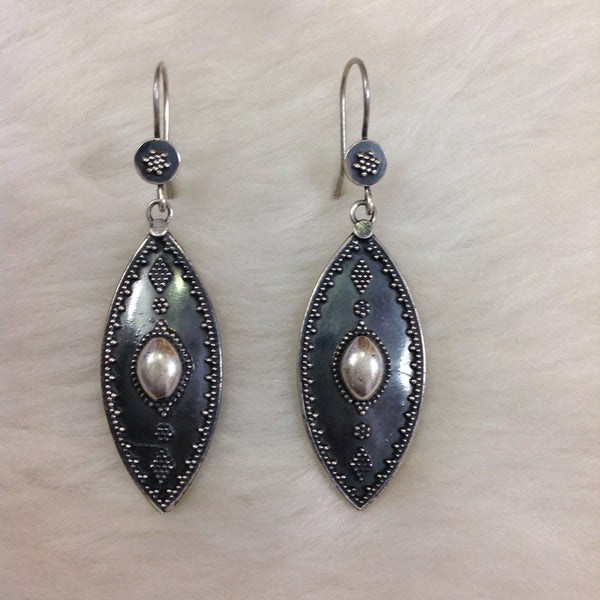 Silver Long Dangler Earrings