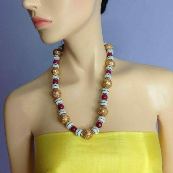 Charismatic Mix Sead Beads with Geru Beads Necklace