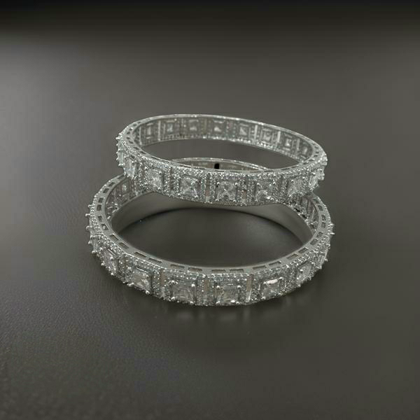 Crystalline Bond of Squares Bangles