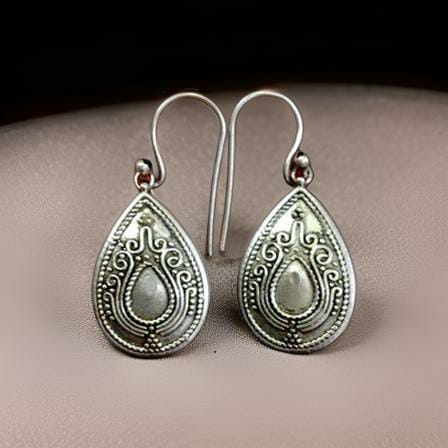 Small Silver Dangler Earrings