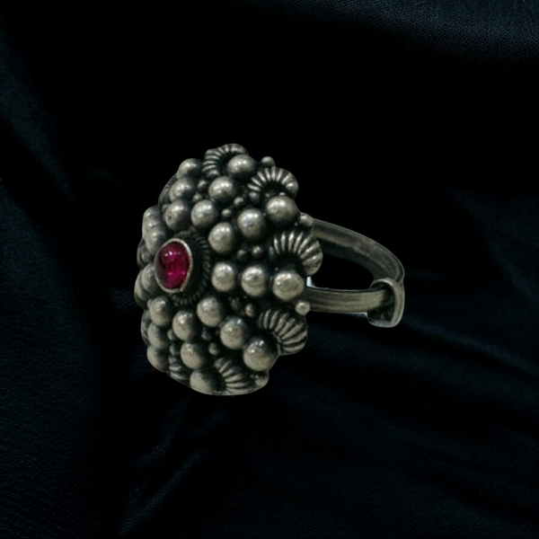 Alluring Lines of 925 Silver Ring