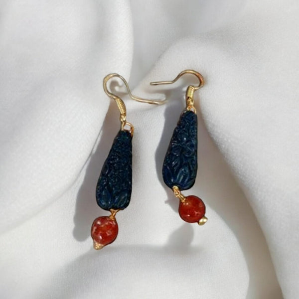 Brilliance in Blue Green with MOP and Tiger's Eye Necklace Set