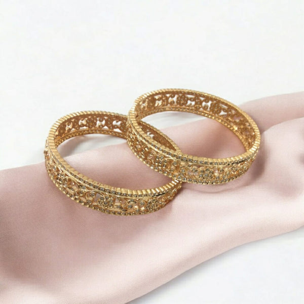 Golden and Cubic Zirconia Bangles