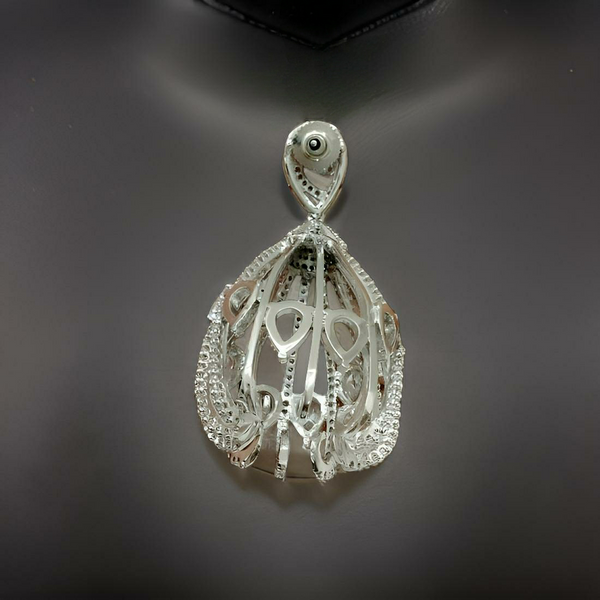 Sparkly dangly cage Long Earrings