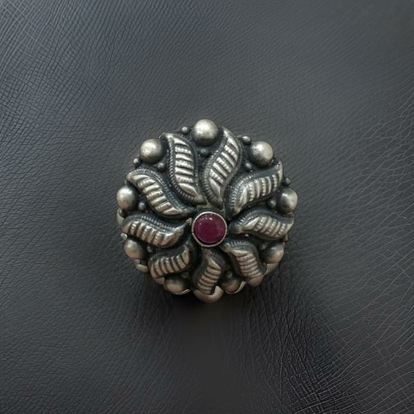 Symphonical Waves of Silver Ring