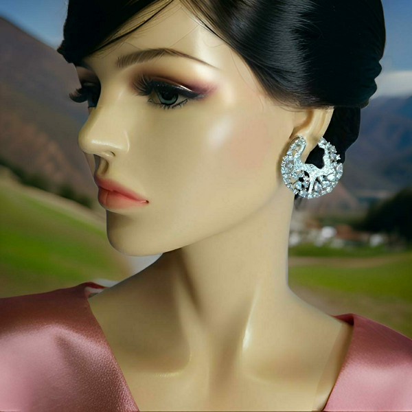 Enthralling Crystal Stud Earrings