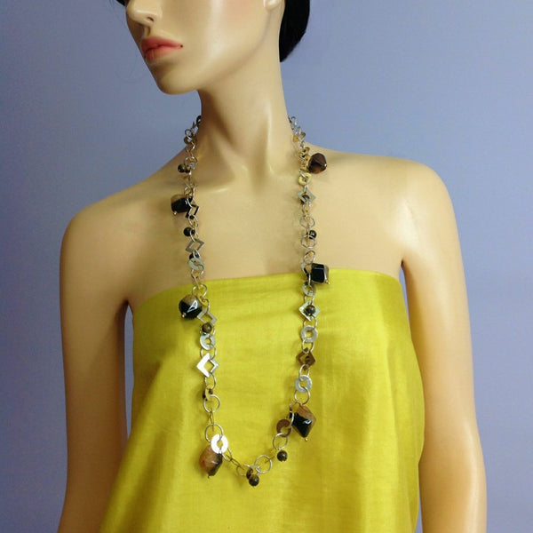 Gorgeous Geometric Shapes of Chain Necklace