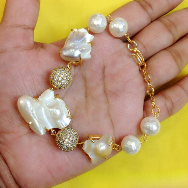 Glorious Baroque Pearls Bracelet