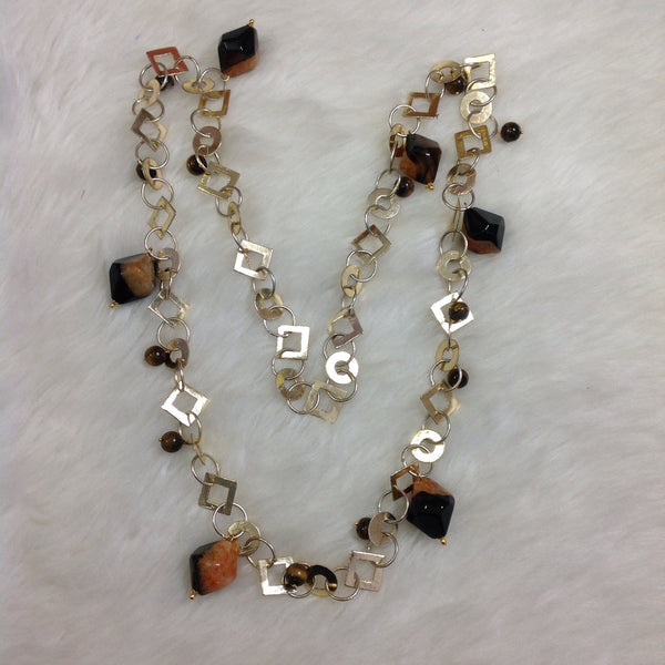 Gorgeous Geometric Shapes of Chain Necklace