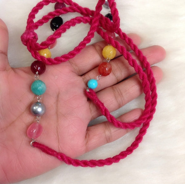 Distinguished Multicolor Stone Necklace