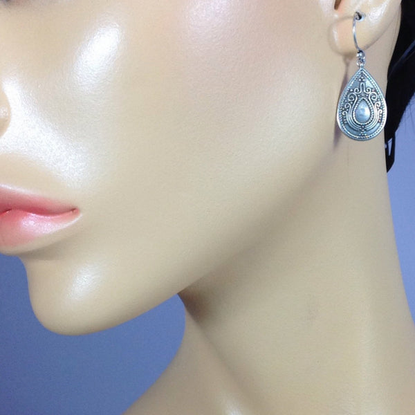 Small Silver Dangler Earrings