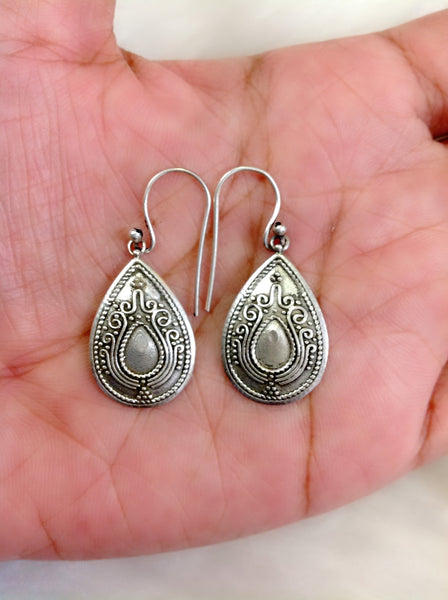 Small Silver Dangler Earrings