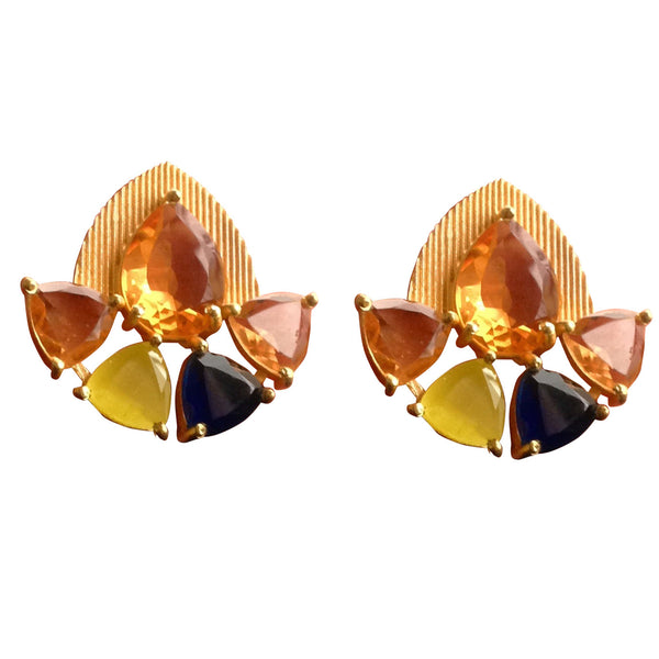 Citrine Sparkles Earrings Earring [product_color]- Deara Fashion Accessories