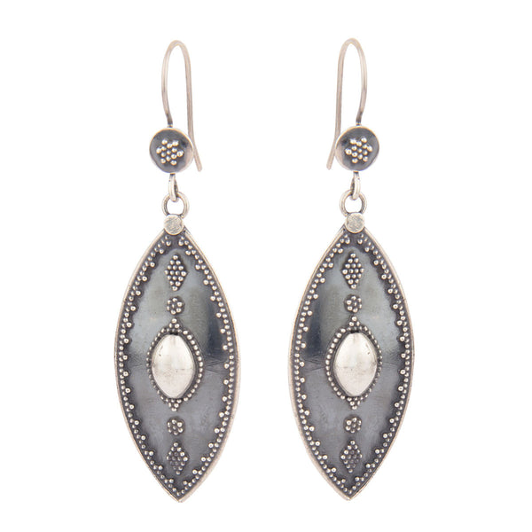 Silver Long Dangler Earrings