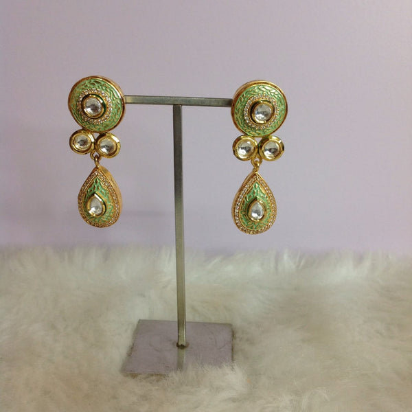 Breathtaking Pastel Green Dangler Earrings