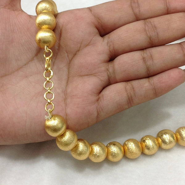 Graceful Golden Beads Necklace