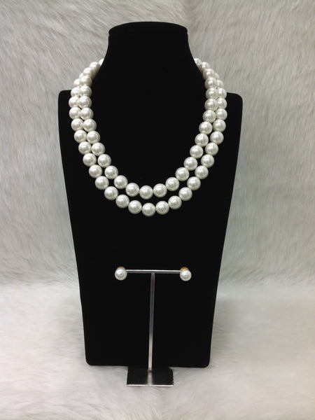 Affluence of Pearls Necklace Set