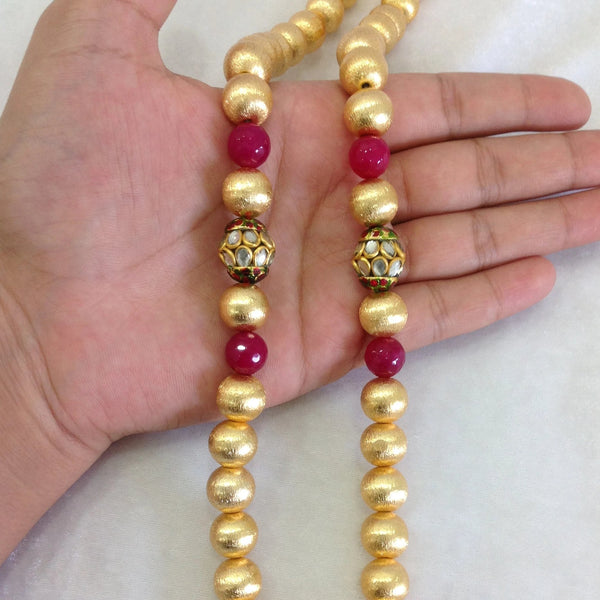 Graceful Golden Beads Necklace