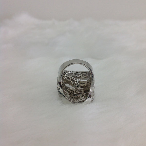 Distinctive Heart of Crystal Ring