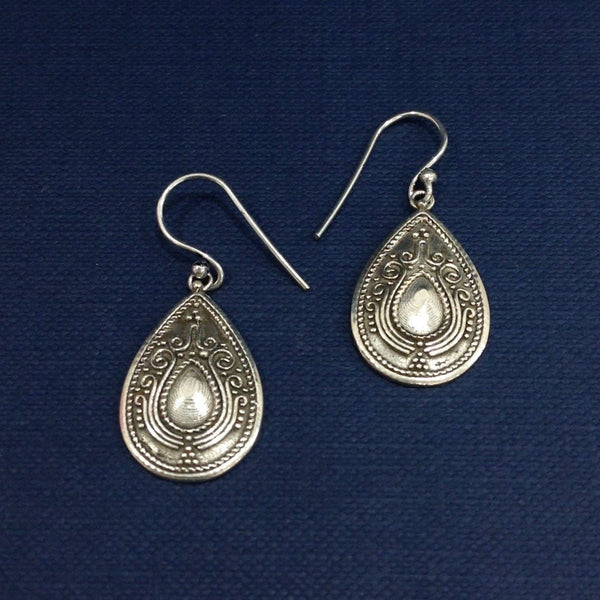 Small Silver Dangler Earrings