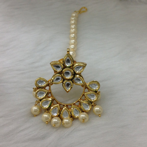 Gold Pearls MaangTikka