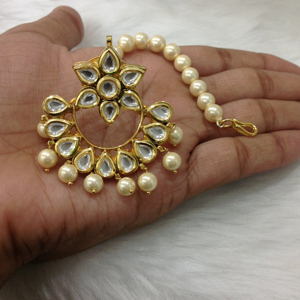 Gold Pearls MaangTikka