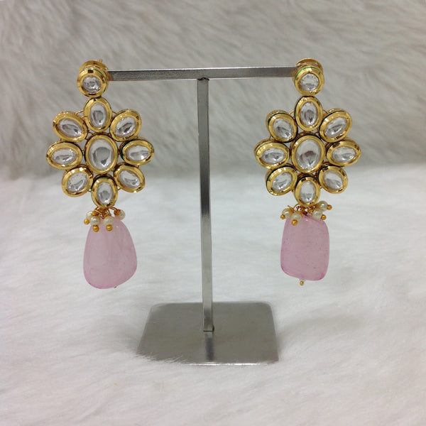 Princess Pastel Pink Kundan Necklace