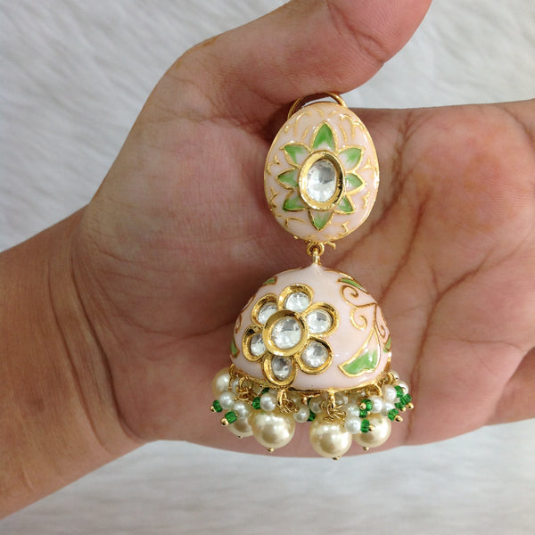 Marvellous Beautiful Meenakari With Kundan Choker Necklace Set