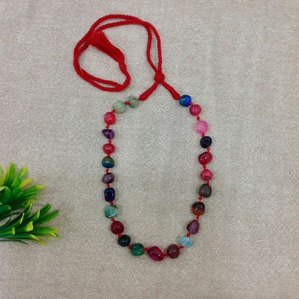 Multicolor Versatile Natural Agate Stone Necklace