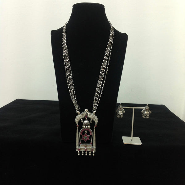 Silver Swing Necklace Set