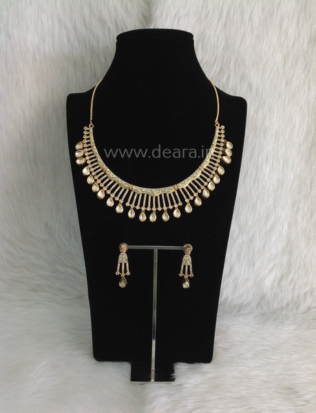 Elite Mint Green Crystal Choker Necklace Set