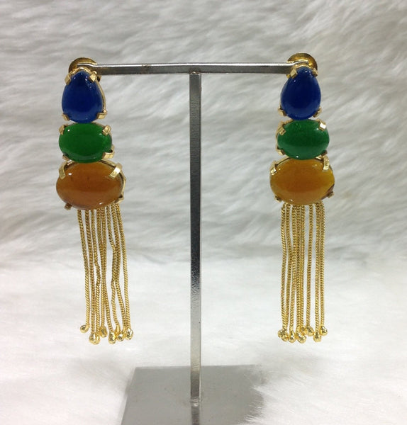 Earthy Enchantress Long Earrings