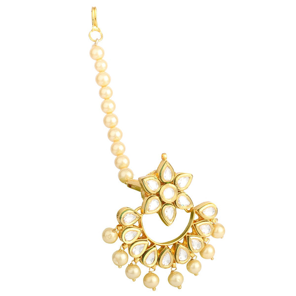 Gold Pearls MaangTikka