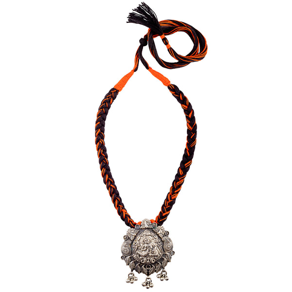 Paisley Idol Motif Temple Necklace