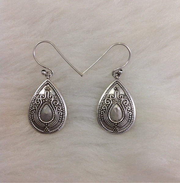 Small Silver Dangler Earrings